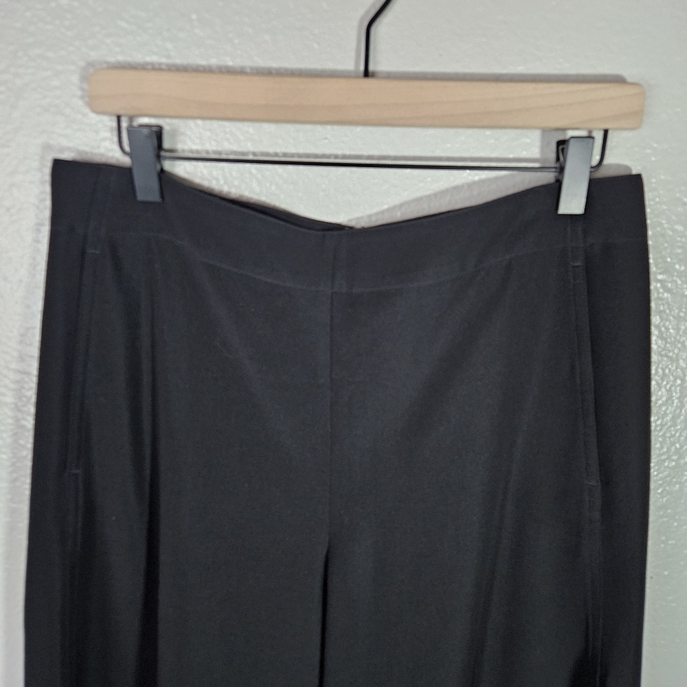 Vince Wide Leg Crop Pants Black Size 8 - Picture 3 of 13